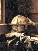 VERMEER VAN DELFT, Jan The Astronomer (detail) wet oil